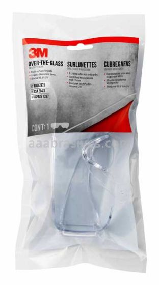 3M™ 7100150106 Over-the-Glass Eyewear Anti-Scratch 47110H1-DC Clear Clear Lens