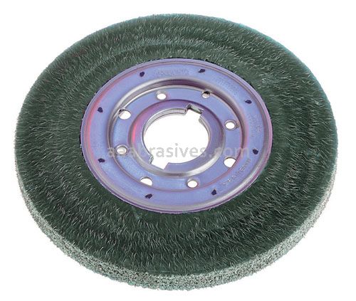 Osborn 8” MEDIUM FACE TY ENCAPSULATED WIRE WHEEL (31/64” WIDE X .0200 X 2” AH)#22776
