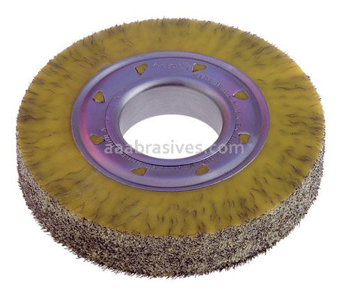 Osborn 6” Wide Face TY Encapsulated Wire Wheel (1” Wide X .0140 X 2” AH) #22718