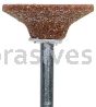 Norton B81 3/4 x 3/16/Gemini 38A M/I2 1/8 x 1-1/2 /Vitrified Bond Mounted Points - B Shapes
