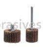 Norton 2-1/2 x 1/2 x 1/4 P80-X Norton Metalite R265 Small Diameter Flap Wheels With 1/4" Steel Shank