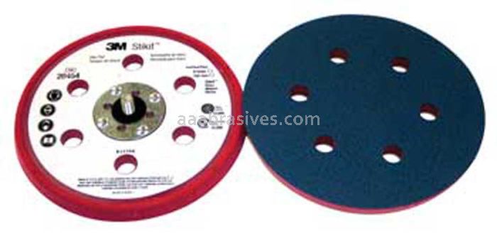 3M&trade; 7100119723 6 x 3/8 x 5/16-24 Stikit&trade; External D/F Low Profile Disc Pad 20454