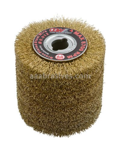 CGW 72129 4 x 4 x 3/4 + 2 keyway Brass Plated wire .012