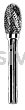 Dynabrade Carbide Burr 1/8" (3 mm) Dia. SE-41 D/C Burr Oval 7/32" (6 mm) Flute L 1/8" Shank