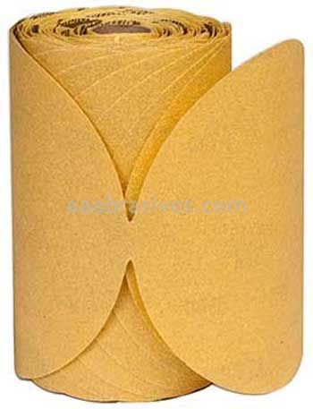Norton 6 P240 Norton No-Fil Adalox Gold Reserve A296 Paper PSA Disc Rolls