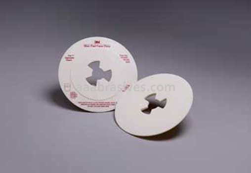 3M™ 7000120522 7” Soft White Disc Pad Smooth 45194