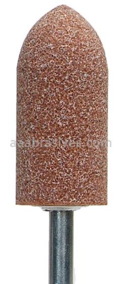 Norton A11 7/8 x 2 Gemini 38A M/N4 1/4 x 1-1/2 Vitrified Bond Mounted Points - A Shapes