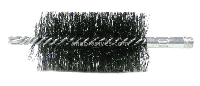 Weiler 44036 - 1-3/4" Double Spiral Flue Brush, .012 Steel Fill - 012382440367