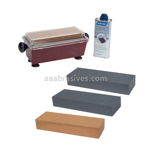Norton 6 x 2 x 1/2 Crystolon Coarse JM31 Sharpening Stations and Systems