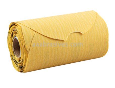 Norton 5" P240-C Grit Norton No-Fil Adalox Gold Reserve PSA Disc Roll A296