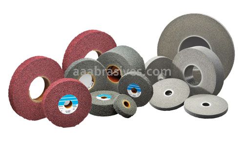 6 x 2 x 1 8FS Fine Merit Deburr & Finish Convolute Wheels