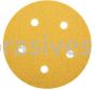 Norton Abrasives 78072748541 5" P60 Grit C-wt Gold Reserve A296 Vac Paper Hook and Loop Discs