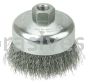 Weiler 14026 4" Crimped Wire Cup Brush .014" Steel Fill 5/8"-11 UNC Nut