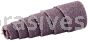 1/2 x 1-1/2 x 1/8 120 Grit Merit A/O Full-Tapered Spiral Rolls