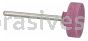 W-201, 3/4x3/4x1/4"sk, Mounted Point, Vitrified, PA/O