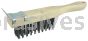 Weiler 25211 Vortec Pro Scratch Brush w/Scraper .012 Carbon Steel Fill 4 x 11 Rows
