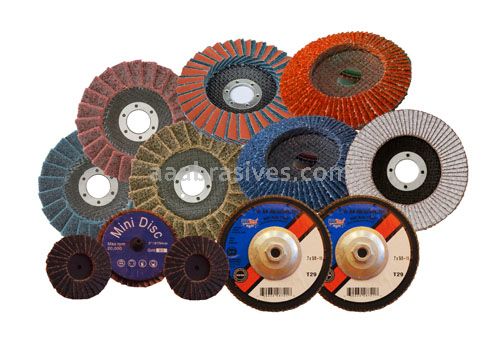 4-1/2" Abrasive Flap Disc Ultra, T-29Angled, Phenolic Backing, 36Z, 5/8-11" A.H.