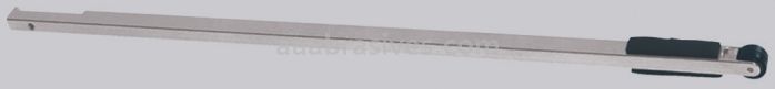 Dynabrade 11329 - Contact Arm Ass"y, 5/8" Dia. x 3/8" W, Rubber Wheel, with 1/2" (13 mm) W Platen - 17" (432 mm) Reach