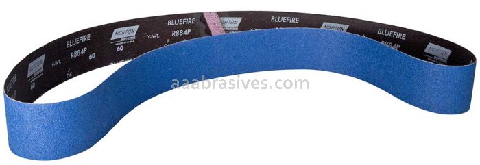 Norton 3 x 90 24 Grit Norton BlueFire R884P Narrow Belts