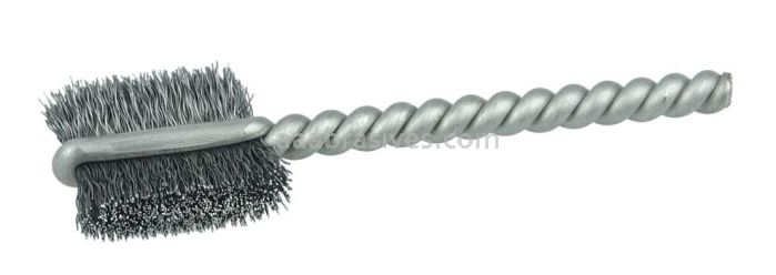 Weiler 21027 9/16" Power Tube Brush .003" Steel Wire Fill 5/8" Brush Length