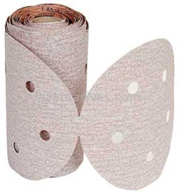 Norton 5" P500-B Norton No-Fil Adalox Vac D-3329 A275 Paper PSA Disc Rolls