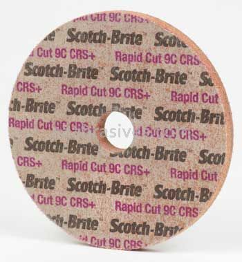 3M™ Scotch-Brite™ 7000028558 6 x 1/4 x 1/2 7C CRS+ Rapid Cut Unitized Wheel