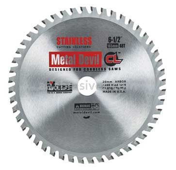 Morse Metal Devil NXT® Stainless 6-1/2" 48 Teeth Circular Saw Blades CL
