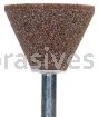 Norton A31 1-3/8 x 1/Gemini 38A M/M4 1/4 x 1-1/2 /Vitrified Bond Mounted Points - A Shapes