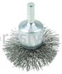 Weiler 11142 2" Circular Flared Crimped Wire End Brush .014" Steel Fill