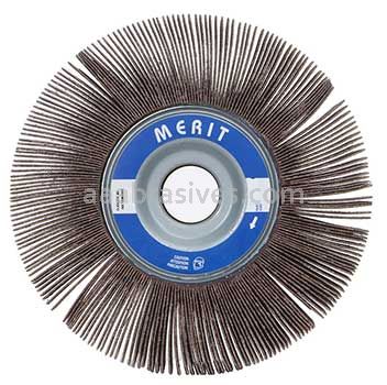 4 x 1-1/2 x 5/8 240 Grit Merit Grind-O-Flex Large Diameter Flap Wheels