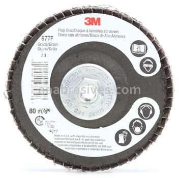 3M™ 7010294795 4 x 3/8-24 40 Grit 577F T29 Flap Disc