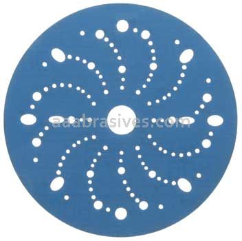 3M™ 7100091110 6” #600 Grit Hookit™ Blue Abrasive Disc 321U Multi-hole