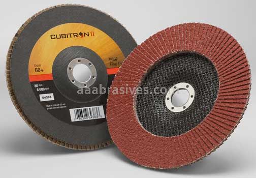 3M™ 7100104948 7 x 7/8 60+ Grit 969F T27 Cubitron™ II Flap Disc