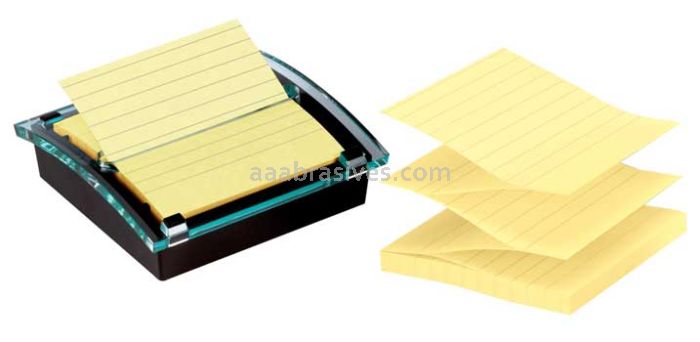 Post-it™ Super Sticky Pop-up Notes and Dispenser DS440-SSVP 4 in x 4 in Canary Yellow 3M 7100084027