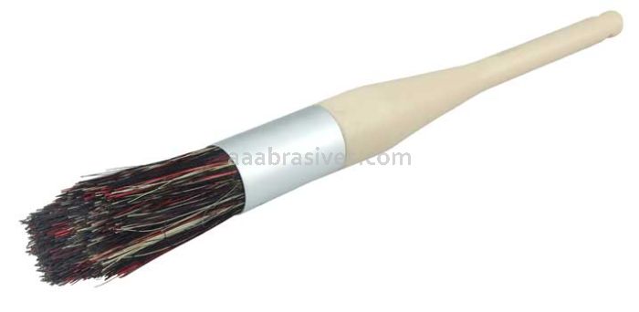 Weiler 25222 1" Vortec Pro Parts Cleaning Brush Tampico Fill Foam Round Sash Handle