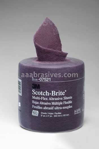3M™ 7000120922 8 x 20 ft Scotch-Brite™ Multi-Flex Abrasive Sheet Roll