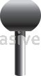 B-62, 1/2x3/8x1/8"sk, Mounted Point, Vitrified, PA/O