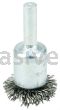 Weiler 10099 1" Circular Flared Crimped Wire End Brush .020" Steel Fill
