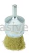 Weiler 10128 1" Crimped Wire End Brush .005" Brass Fill