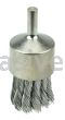 Weiler 10392 Nickel-Plated Cup End Brush 1-1/8" .014" Stainless Steel Knot Wire Fill