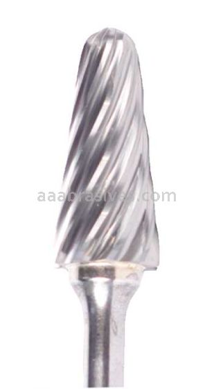 SL-5NF 5/8x1-3/16x1/4"sk 14% Included Angle Carbide Burr For Aluminum