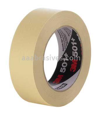 3M&trade; Specialty High Temperature Masking Tape 501+ Tan 48 mm x 55 m Individually Wrapped
