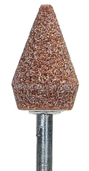 Norton B51 7/16 x 3/4/Gemini 38A M/J2 1/8 x 1-1/2/Vitrified Bond Mounted Points - B Shapes
