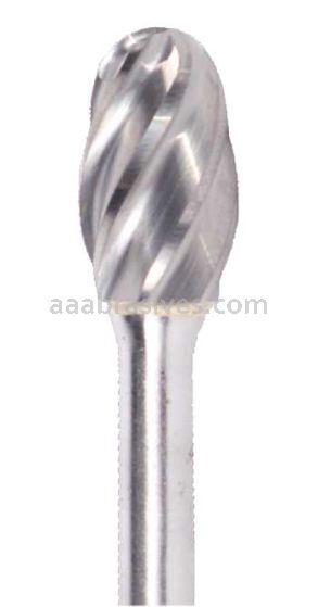 SE-5NF 1/2x7/8x1/4"sk Oval Carbide Burr For Aluminum