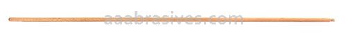 Osborn 60” Threaded/Lacquer Wood Handle 15/16” Dia #77003