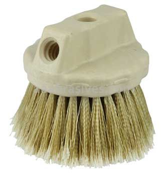 Weiler 25271 4-1/2" Round Window Brush Flagged Gold Polystyrene Fill