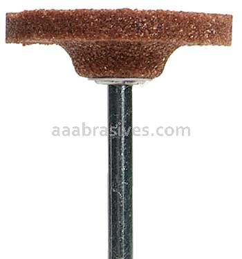 Norton W215 1 x 1/8 Gemini 38A M/I2 1/8 x 1-1/2 Vitrified Bond Mounted Points - W Shapes