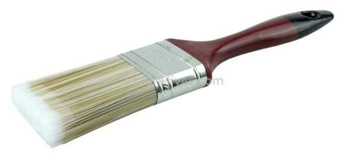 Weiler 40059 2" Varnish Brush Poly/Nylon Fill 2-3/4" Trim Length Red Foam Handle