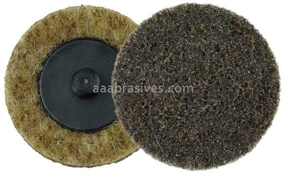 Weiler 51532 2" Non-Woven Surface Conditioning Disc Plastic Button Style AO - Coarse