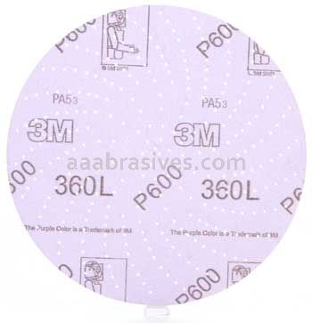 3M™ 7100010261 3” P600 Grit 360L Hookit™ Clean Sanding Disc